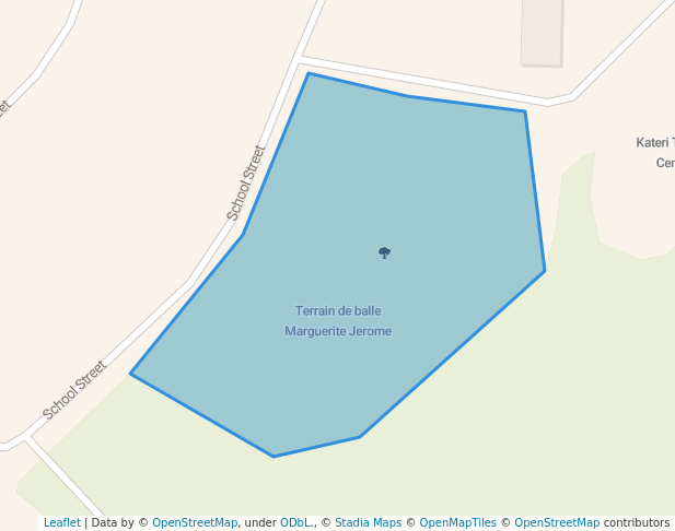 walking in Margarett Jerome Ball Field map in Gesgapegiag