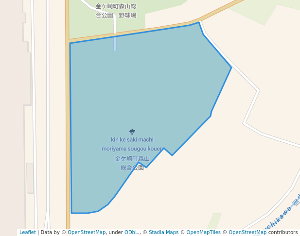 金ケ崎町森山総合公園