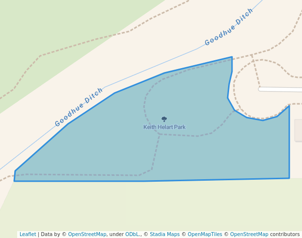 walking in Keith Helart Park map in Louisville