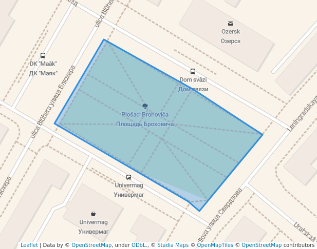 Площадь Броховича