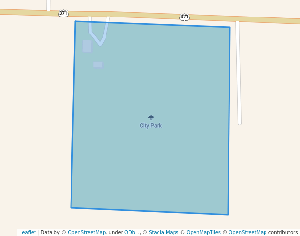 walking in City Park map in McCaskill