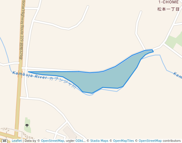 walking in 松本都市緑地 map in Okinawa
