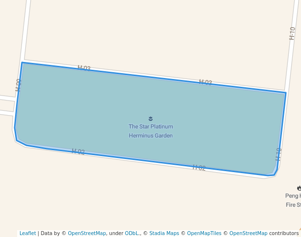 walking in The Star Platinum Herminus Garden map in Phnom Penh