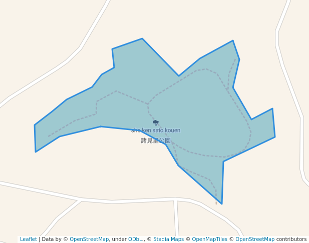 walking in 諸見里公園 map in Okinawa