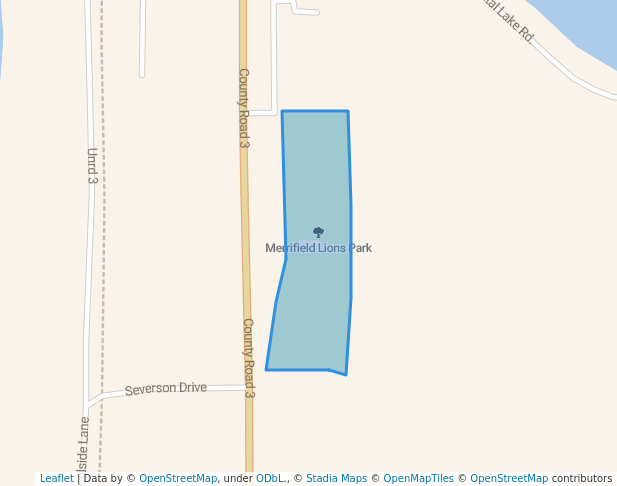 walking in Merrifield Lions Park map in Merrifield