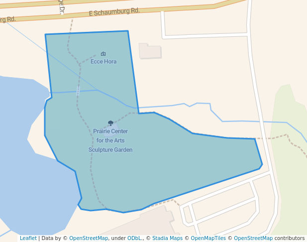 Prairie Center for the Arts Sculpture Garden