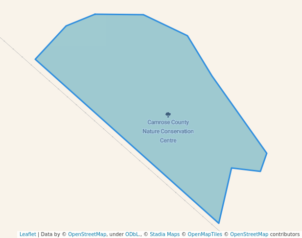 walking in Camrose County Nature Conservation Centre map in Kelsey