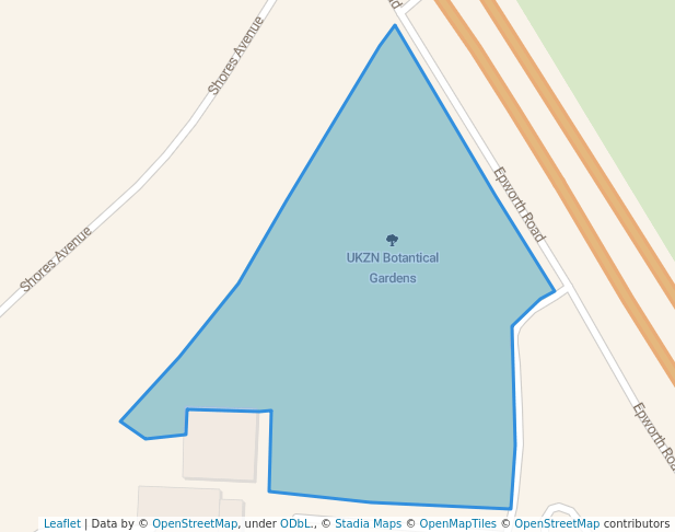 walking in UKZN Botantical Gardens map in Pietermaritzburg