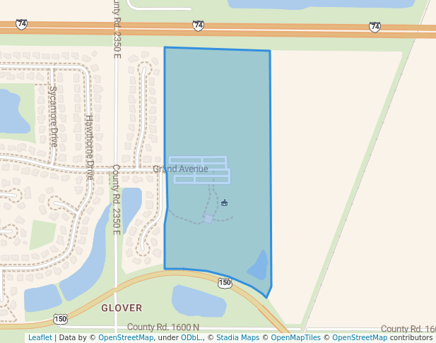 walking in Saint Joseph Community Park map in Saint Joseph