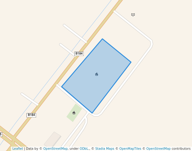 walking in Sport Feild map in Tanjong Karang