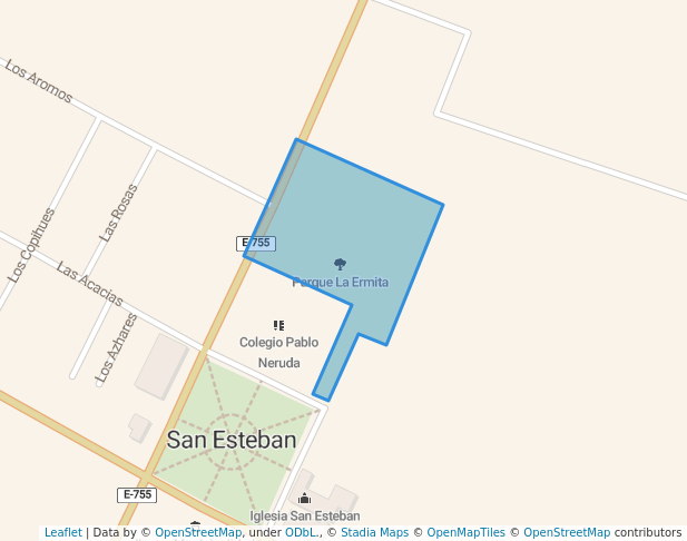Parque La Ermita in Los Andes | Map and Routes
