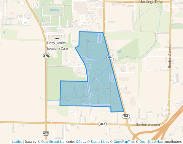 walking in Searcy Sports Complex map in Searcy