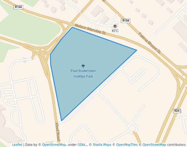 Paul Bodenstein Voëltjie Park in Rustenburg | Map and Routes