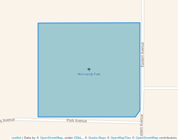 walking in Normandy Park map in Newport