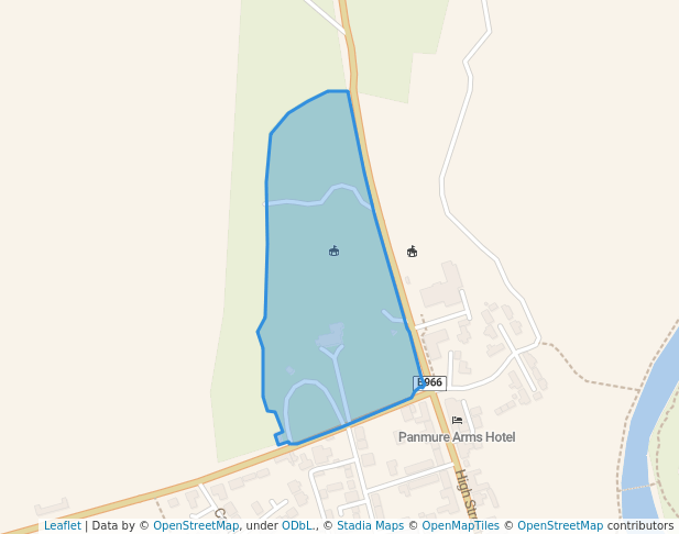 walking in Edzell Muir map in Edzell