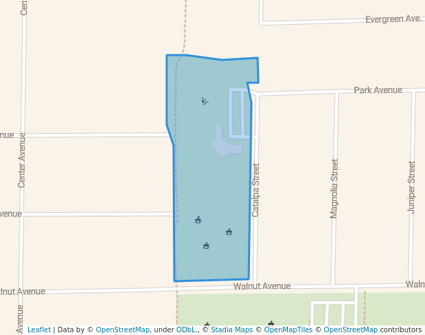 walking in Ahlstrad Park;Ahlstrand Park map in Hanover Park