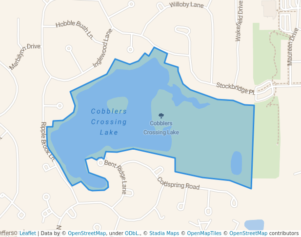 Cobblers Crossing Lake