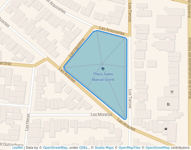 Plaza Juana Manuel Gorriti