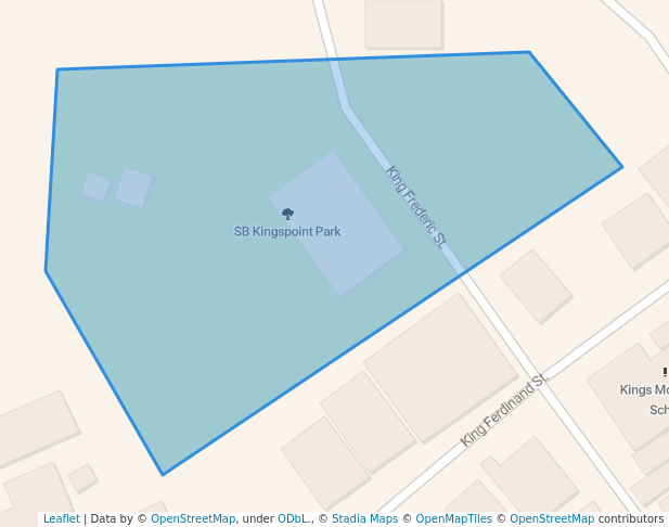 walking in SB Kingspoint Park map in Quezon City
