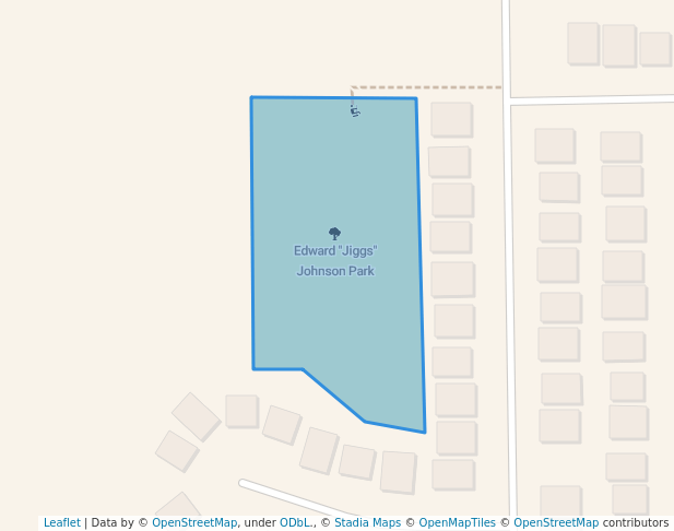 walking in Edward "Jiggs" Johnson Park map in Heber