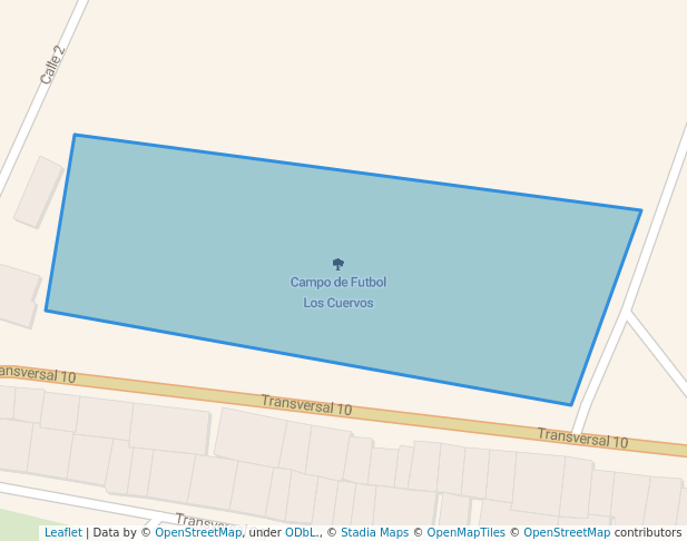 walking in Campo de Futbol Los Cuervos map in Facatativá