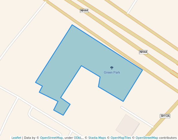 walking in Green Park map in Mandi Gobindgarh