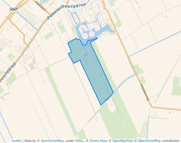 walking in Pekelder Bos map in Oude Pekela