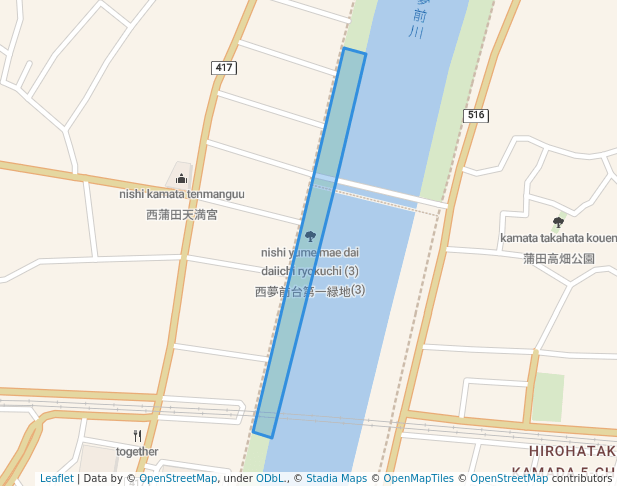 西夢前台第一緑地(3)