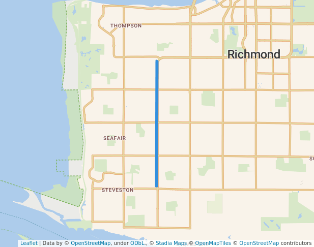 walking in Railway Greenway map in Richmond