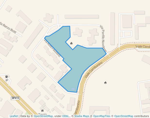 walking in Piazza Francesco Riccardo Monti map in Cremona