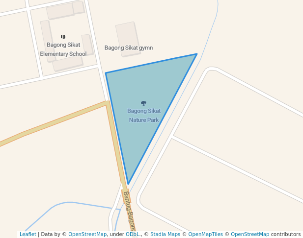 walking in Bagong Sikat Nature Park map in Science City of Muñoz