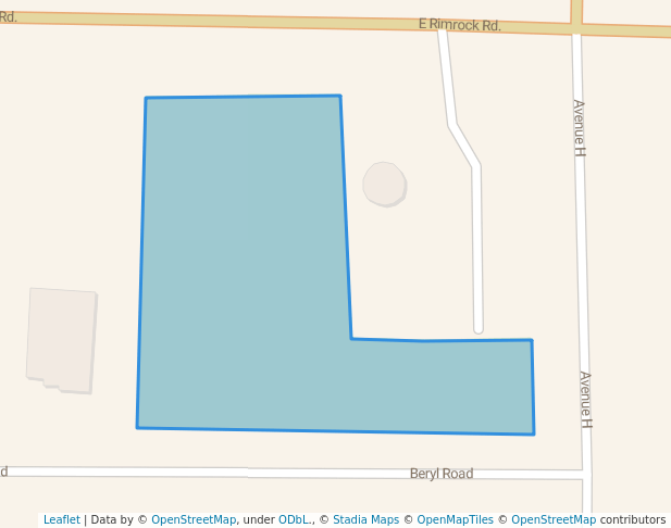 walking in Barstow Heights Park map in Barstow