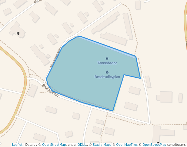 walking in Berghagsparken map in Forshaga