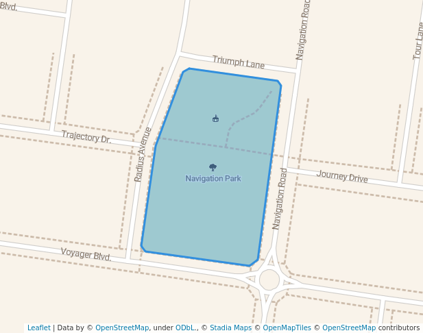 walking in Navigation Park map in Tarneit
