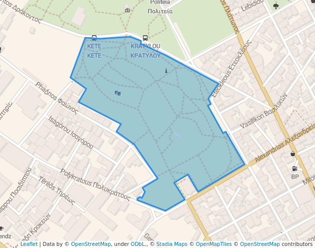 αρχαιολογικό πάρκο της Ακαδημίας Πλάτωνος