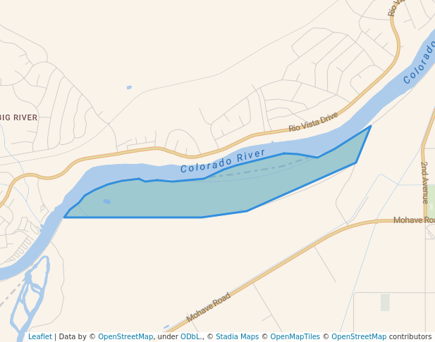 walking in Ahakhav Tribal Preserve map in Parker