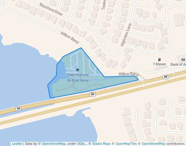 State Highway 66 Boat Ramp