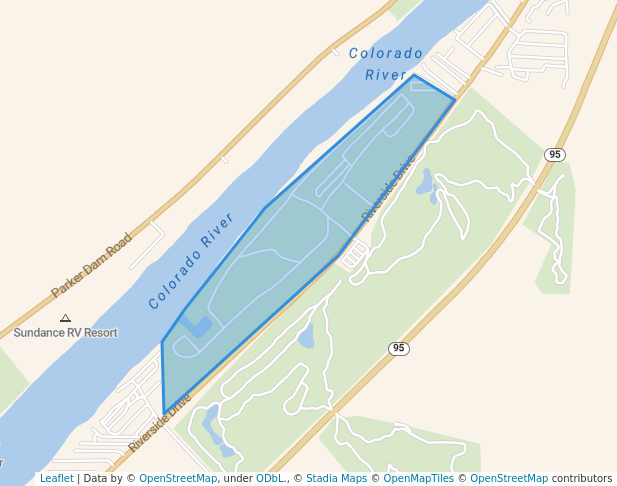 walking in Lapaz County Park map in Parker