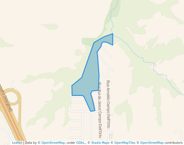 walking in Área de Preservação Permanente map in Sumaré