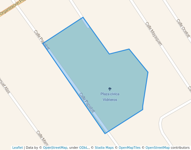 walking in Plaza cívica Vidrieros map in Chimalhuacán