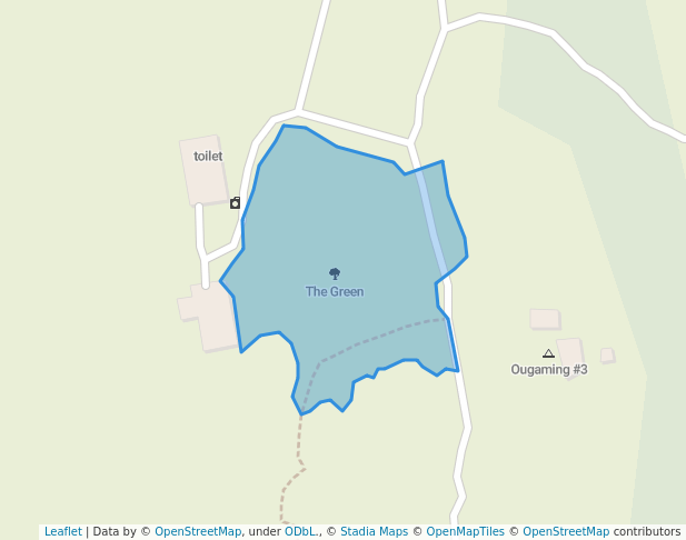 walking in The Green map in Haliburton