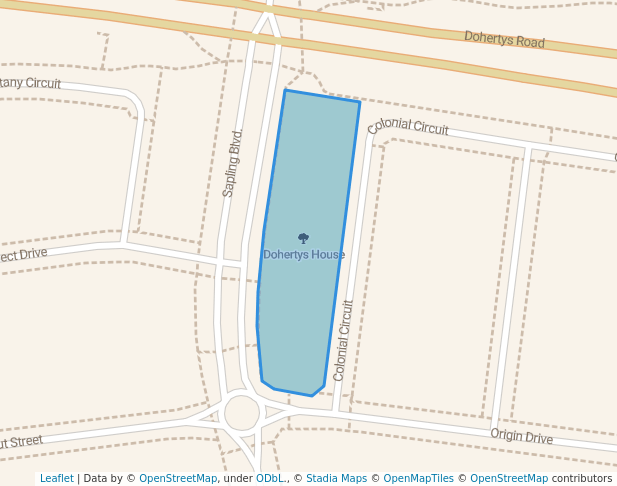 walking in Dohertys House map in Tarneit