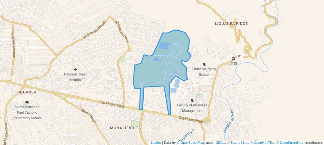 walking in Hope Royal Botanical Gardens map in Kingston