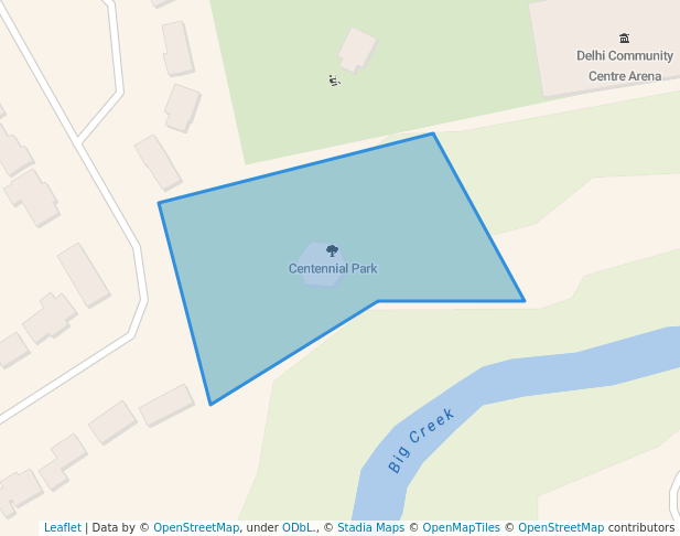 walking in Centennial Park map in Delhi