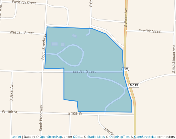 walking in Salisbury city park map in Salisbury