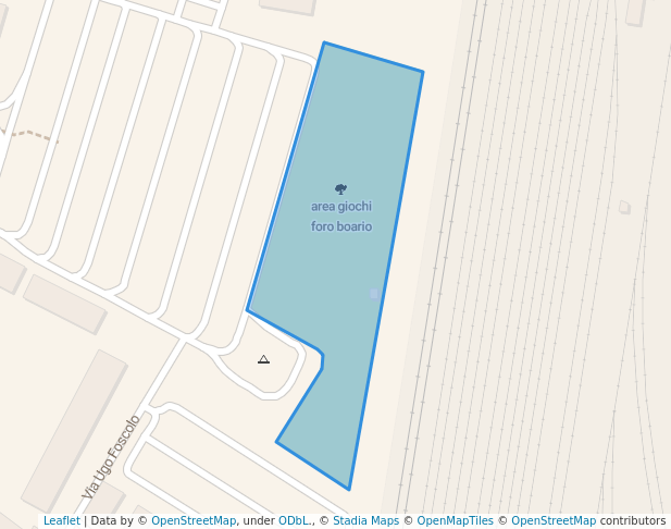 walking in area giochi foro boario map in Treviso