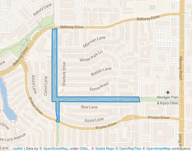 Les Lacs Linear Park - Dog Trail