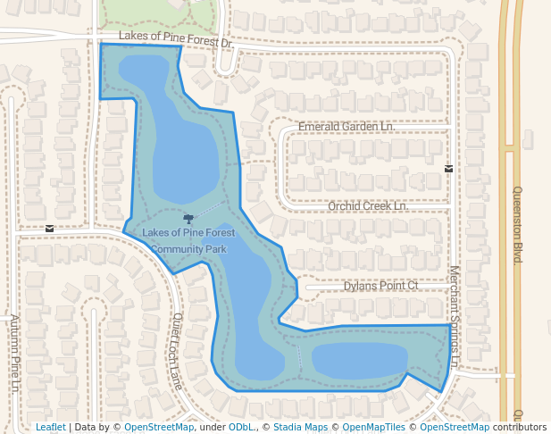 Lakes of Pine Forest Community Park