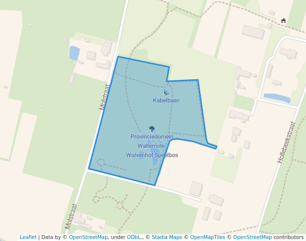 Provinciedomein Wallemote-Wolvenhof Speelbos