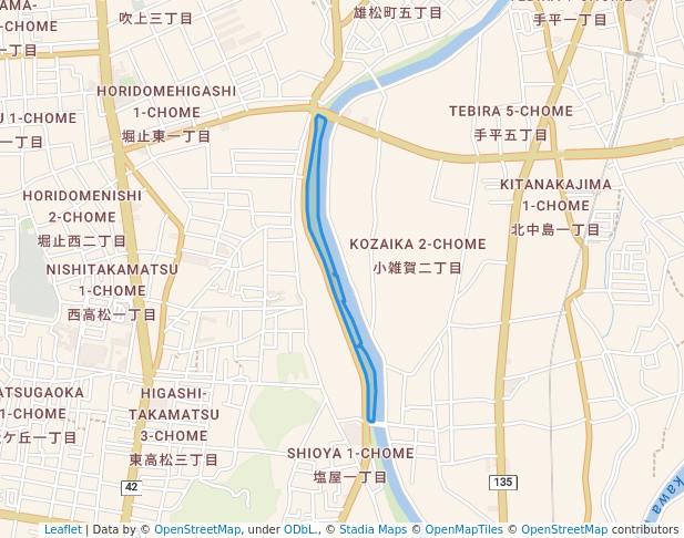 和歌川河川敷公園